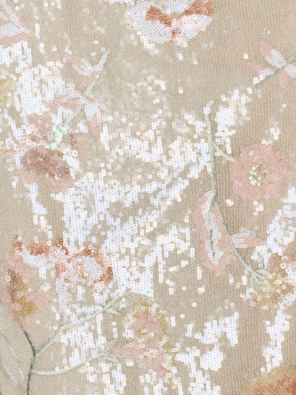 NWT Reformation ivory Frankie dress floral sequin midi maxi spaghetti strap $348 - Picture 6 of 6